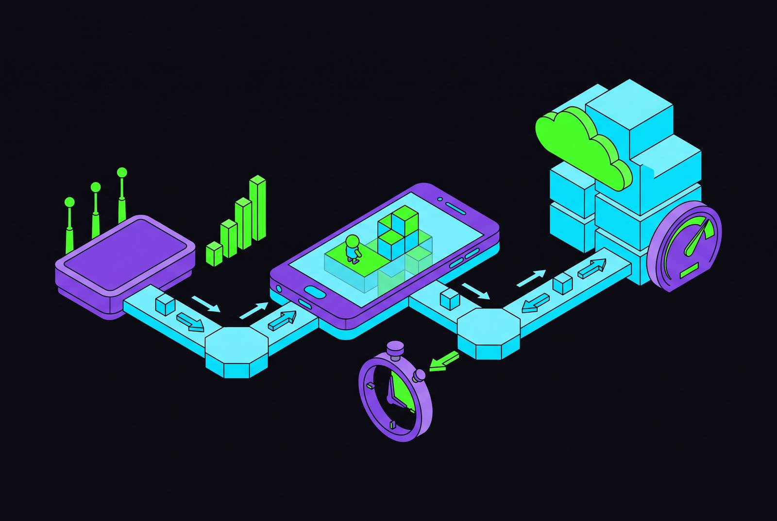 Cover illustration for “Network Requirements for Stable Cloud Gaming on a Smartphone”