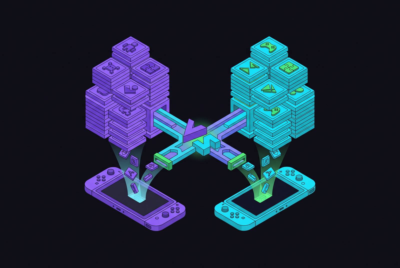Cover illustration for “Apple Arcade vs Google Play Pass Game Library Comparison”