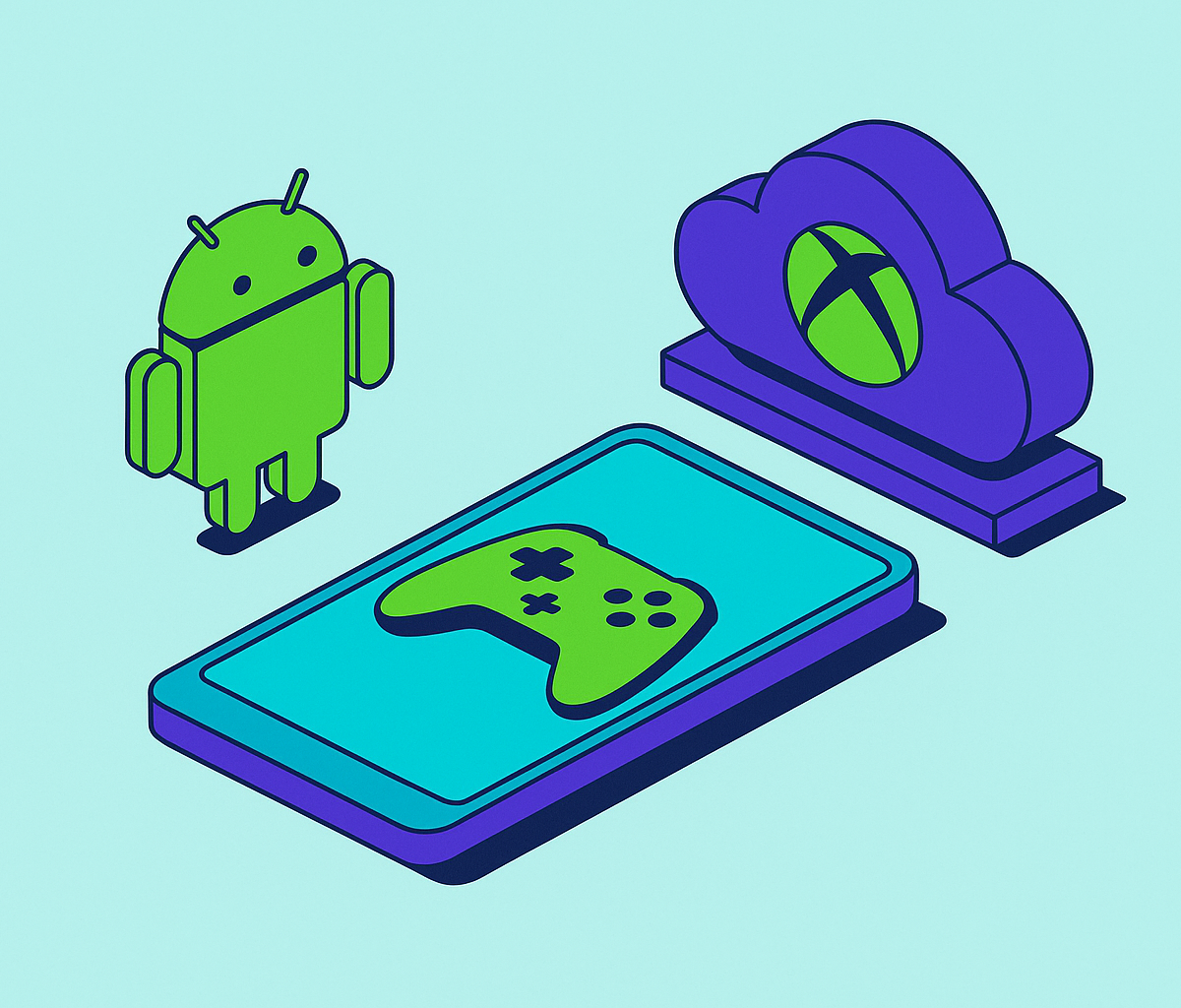 Cover illustration for “Playing Xbox Cloud Gaming on Android Without a Controller”