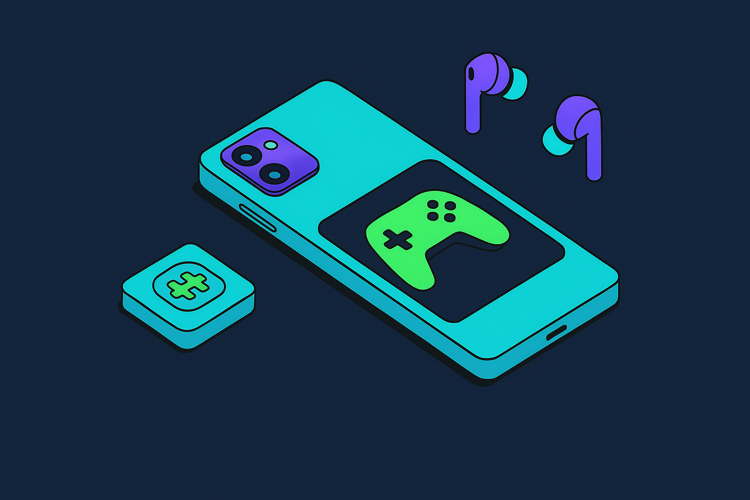 Cover illustration for “Best Gaming Phones for Mobile Gamers in 2025”