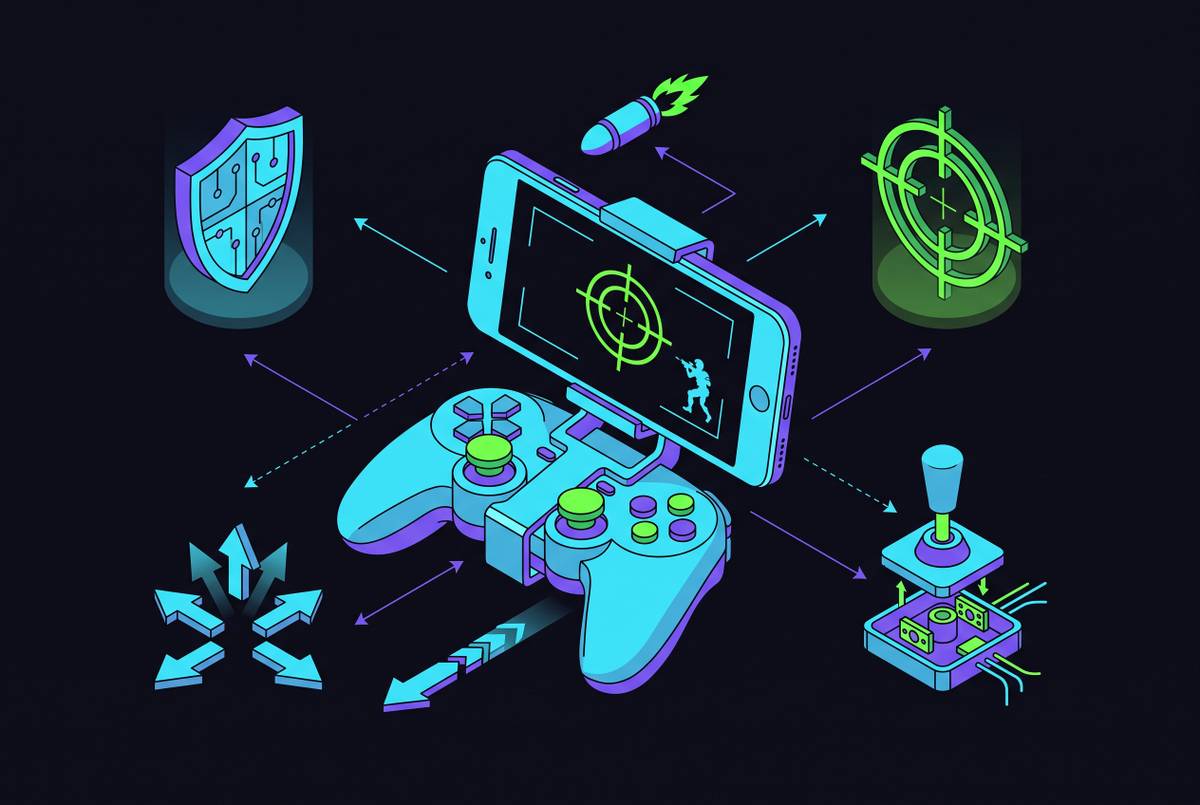 Cover illustration for “Best Mobile Shooters and Action Games for Controller Play”