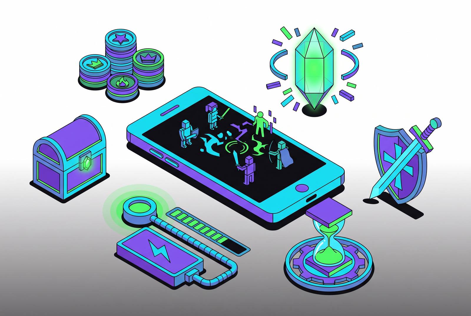 Cover illustration for “Best Mobile RPGs for Long Play Sessions on Android and iPhone”
