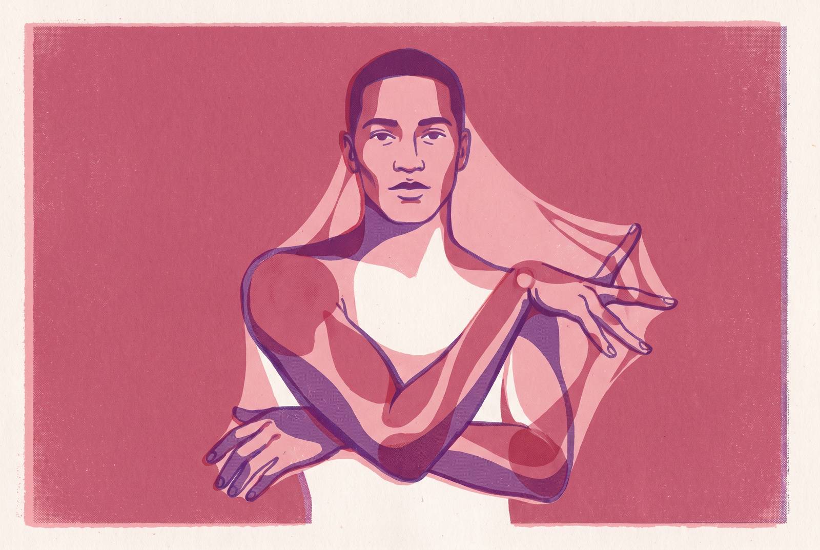 Cover illustration for “EDS in People Assigned Male at Birth”