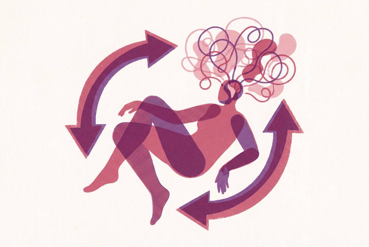 Cover illustration for “EDS and Anxiety the Bidirectional Relationship”