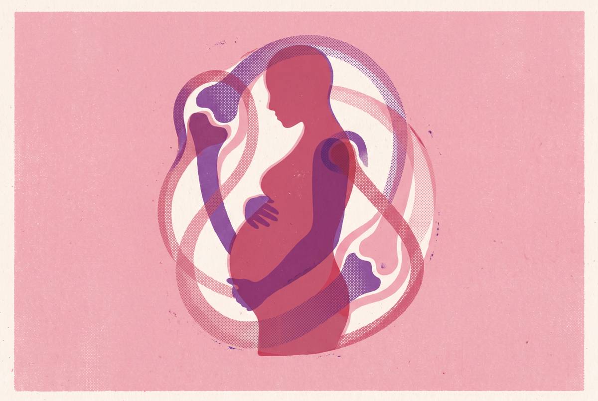 Cover illustration for “EDS and Pregnancy Risks and Considerations”