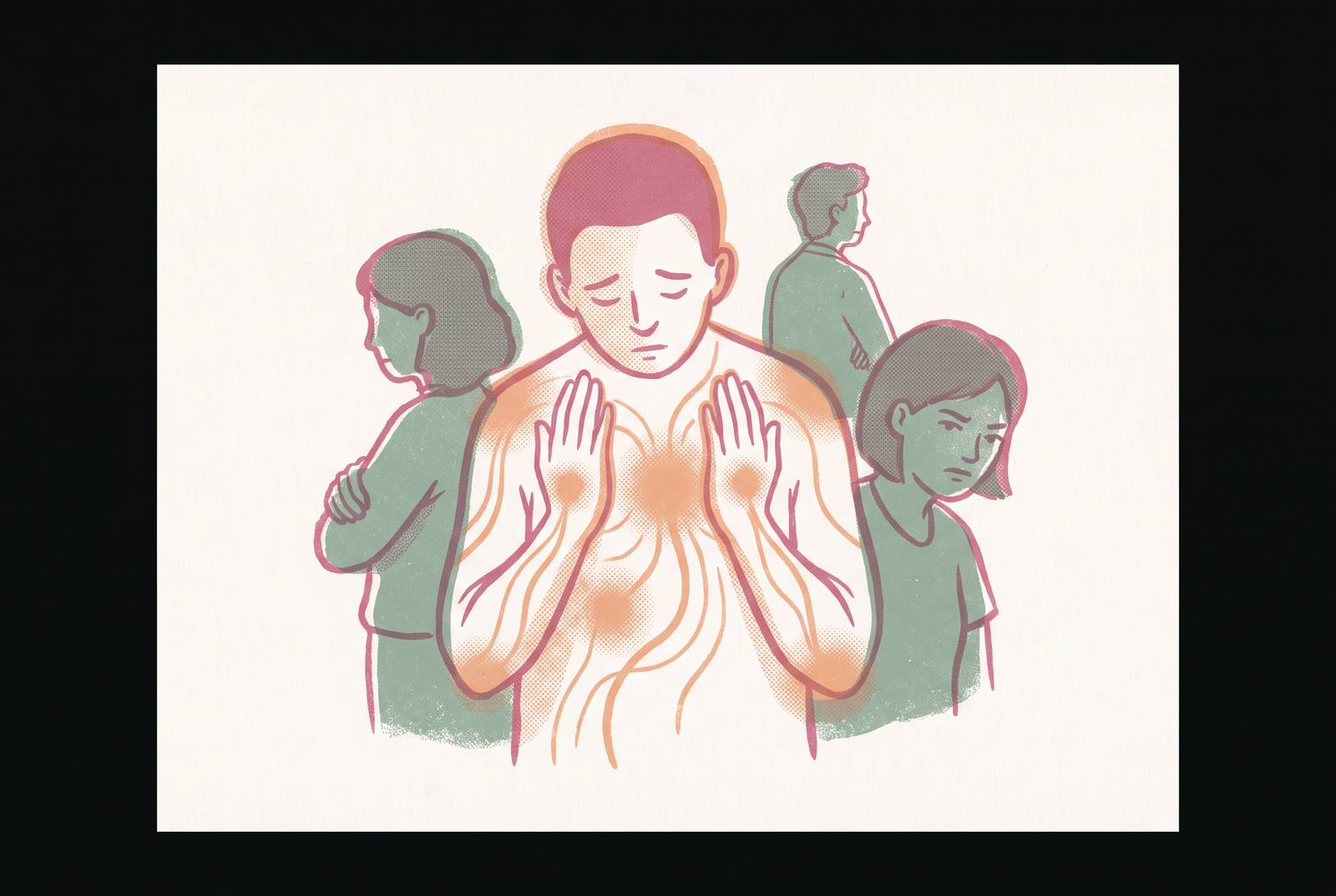 Cover illustration for “Explaining Fibromyalgia to Family Members Who Don't Believe You”