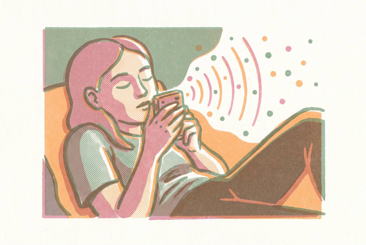 Cover illustration for “Using Voice Journaling to Track Fibromyalgia Symptoms”