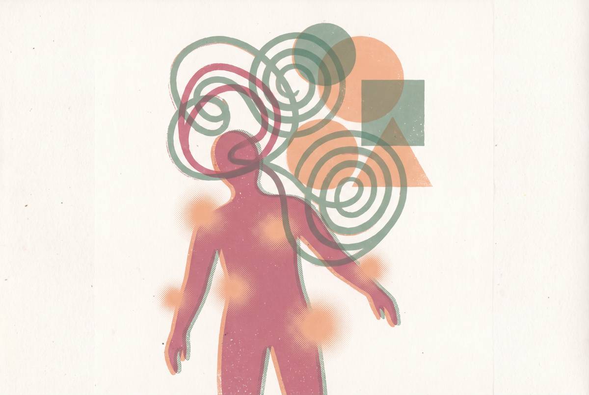 Cover illustration for “Cognitive Behavioral Therapy for Fibromyalgia Pain”