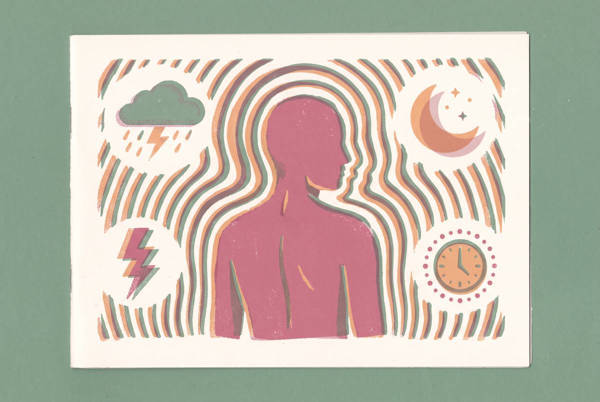 Cover illustration for “Fibromyalgia Flare Triggers and How to Identify Them”
