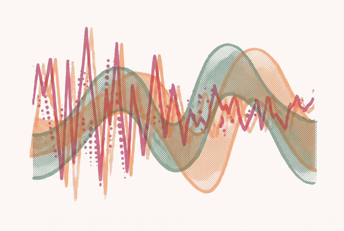 Cover illustration for “How Symptom Patterns in Fibromyalgia Differ From Day to Day vs Week to Week”