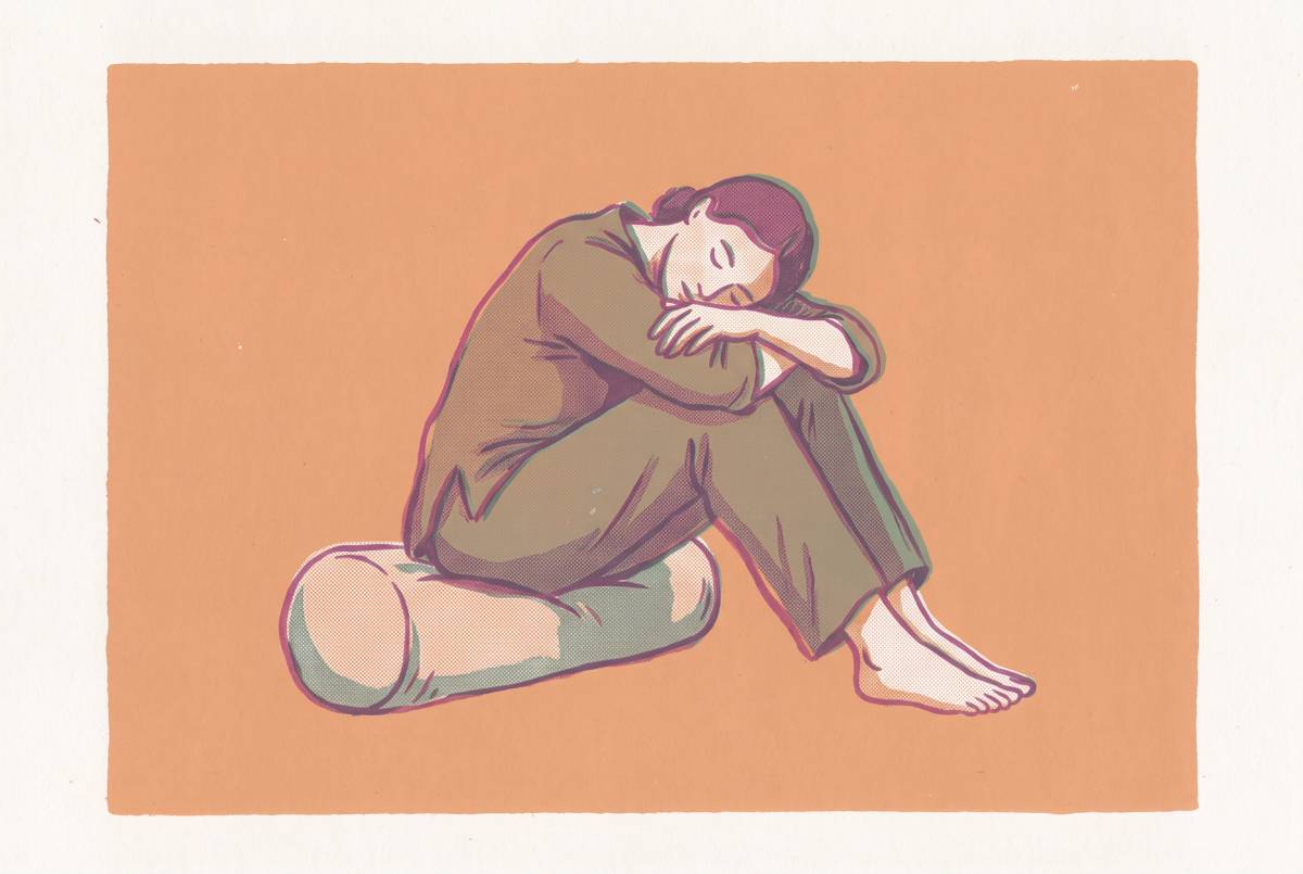 Cover illustration for “Yoga for Fibromyalgia Pain and Fatigue”