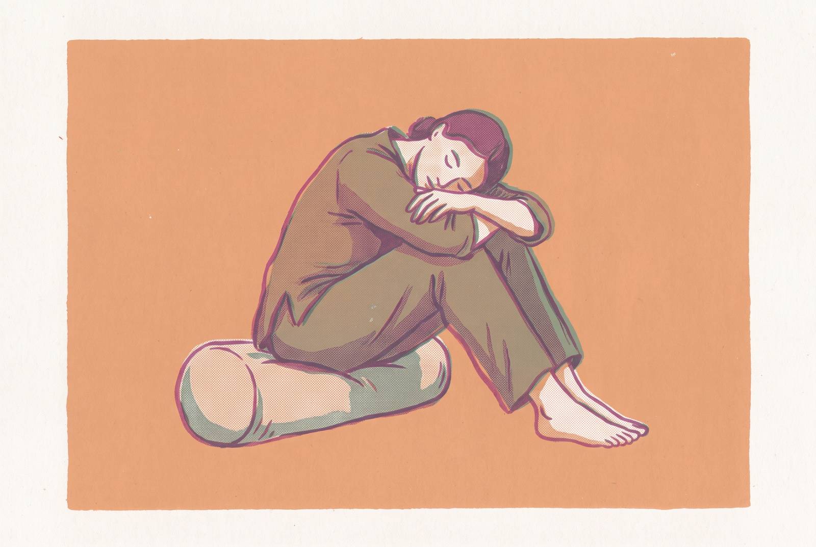 Cover illustration for “Yoga for Fibromyalgia Pain and Fatigue”