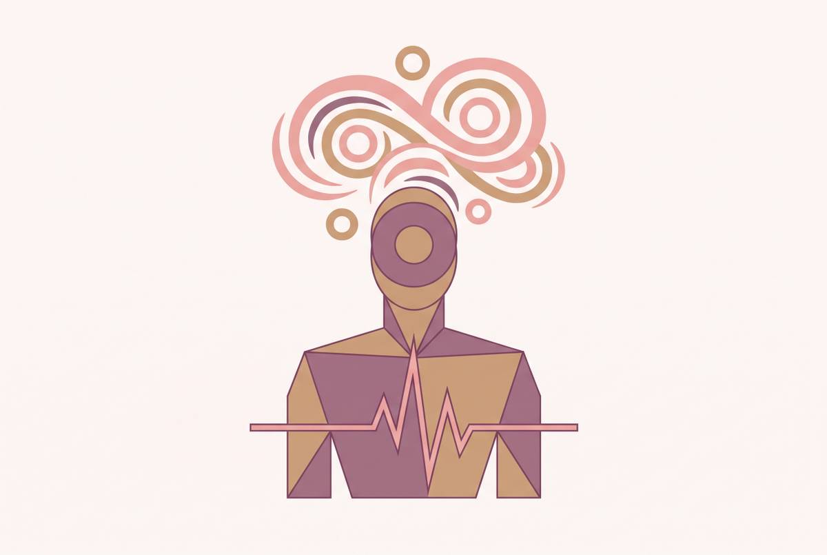 Cover illustration for “POTS Misdiagnosis as Anxiety or Panic Disorder”