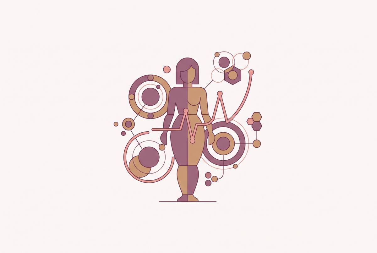 Cover illustration for “POTS in Women and Hormonal Influences”