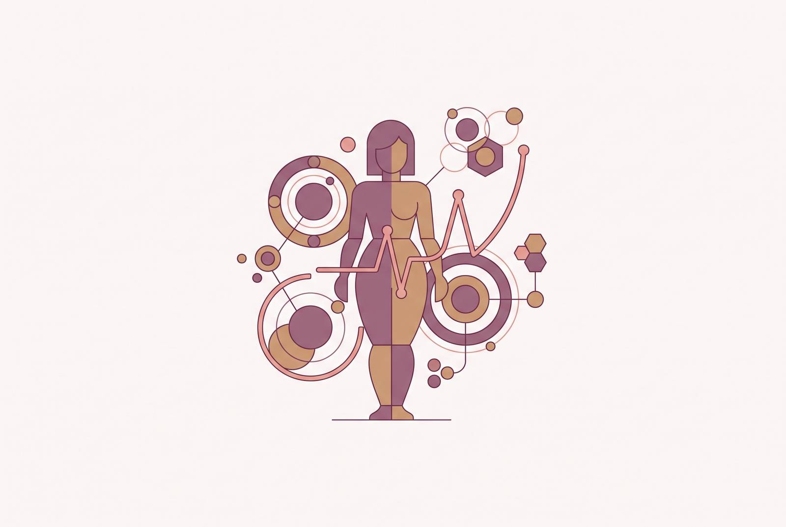 Cover illustration for “POTS in Women and Hormonal Influences”