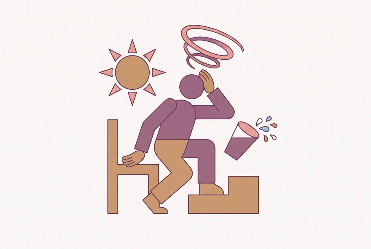 Cover illustration for “POTS Flare Triggers in Daily Life”