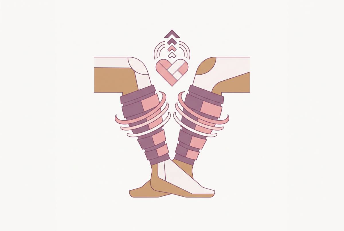 Cover illustration for “Compression Garments for POTS Symptom Relief”