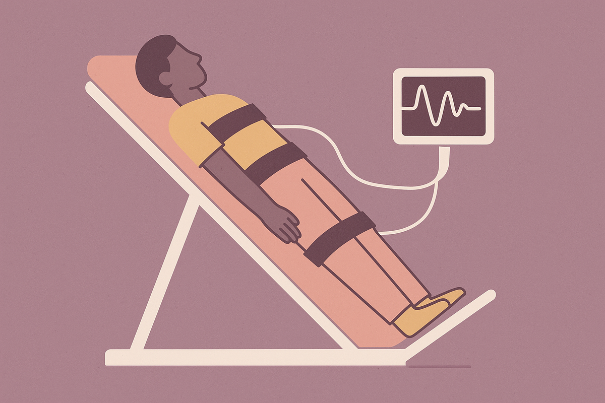 Cover illustration for “Tilt Table Test What to Expect”
