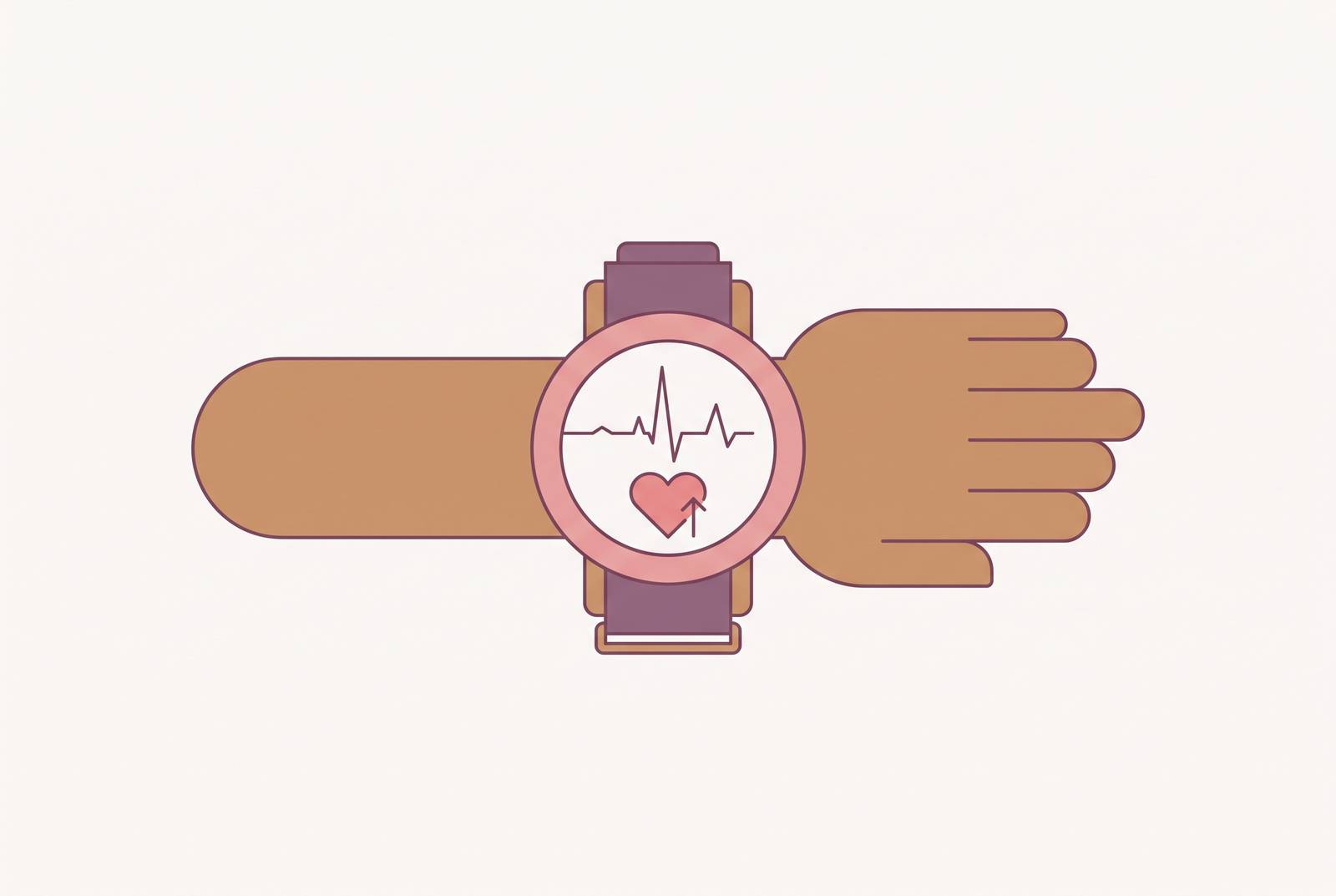 Cover illustration for “Wearables for POTS Heart Rate Monitoring”