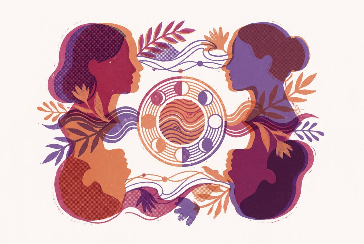 Cover illustration for “How Perimenopause Is Discussed and Diagnosed Differently Across Cultures”