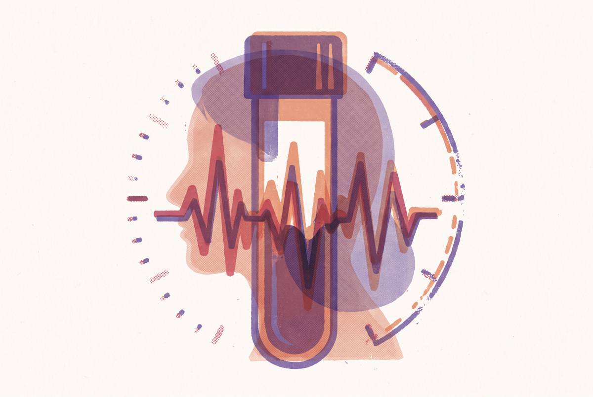 Cover illustration for “FSH Testing for Perimenopause Diagnosis and Its Limits”