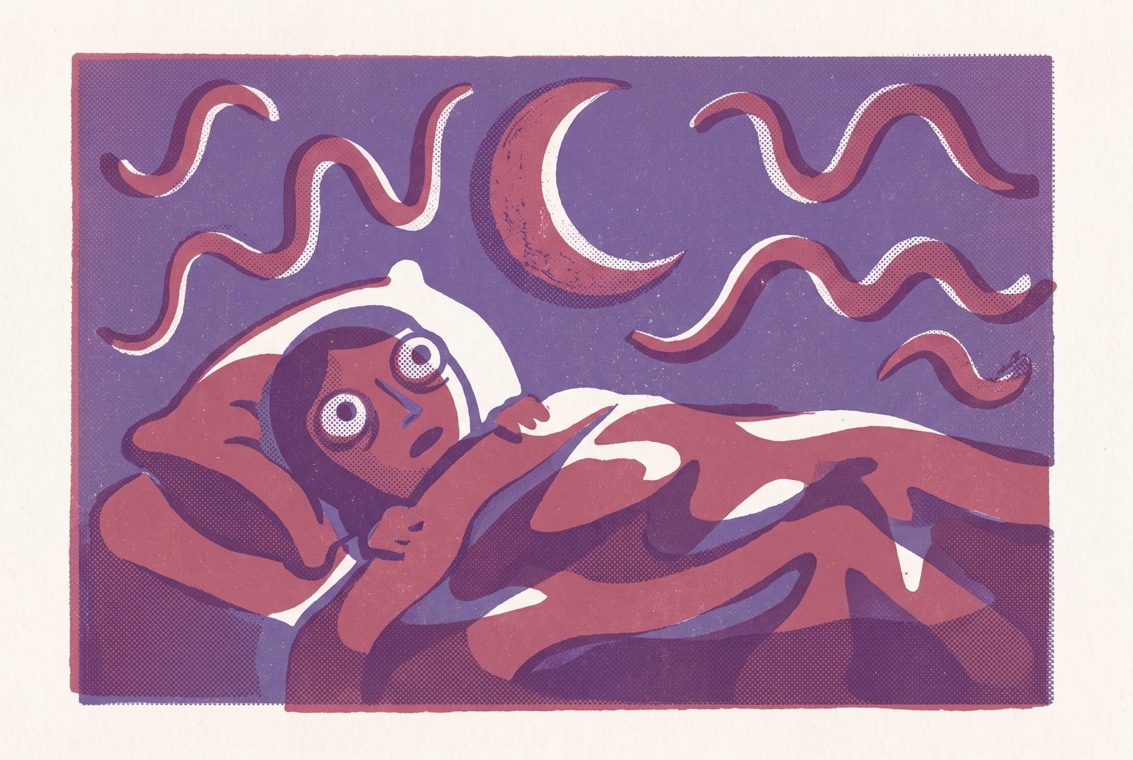 Cover illustration for “Hormonal Causes of Night Waking and 3 AM Insomnia”