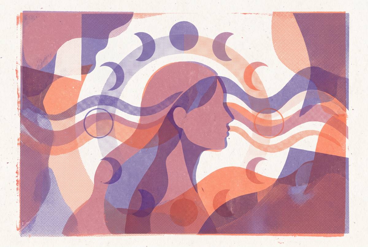Cover illustration for “Signs Perimenopause Is Beginning in Your Thirties or Forties”