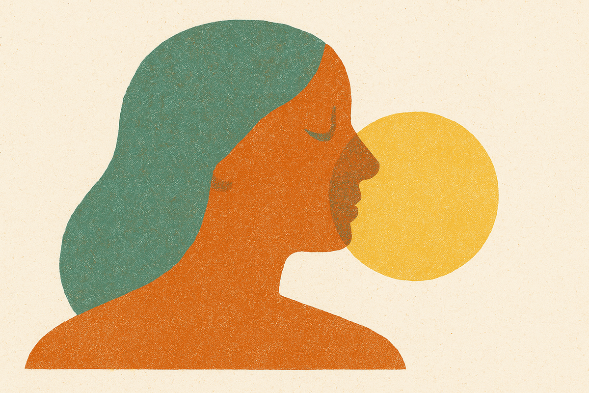 Cover illustration for “Mood Symptom Tracking Across the Perimenopausal Cycle”