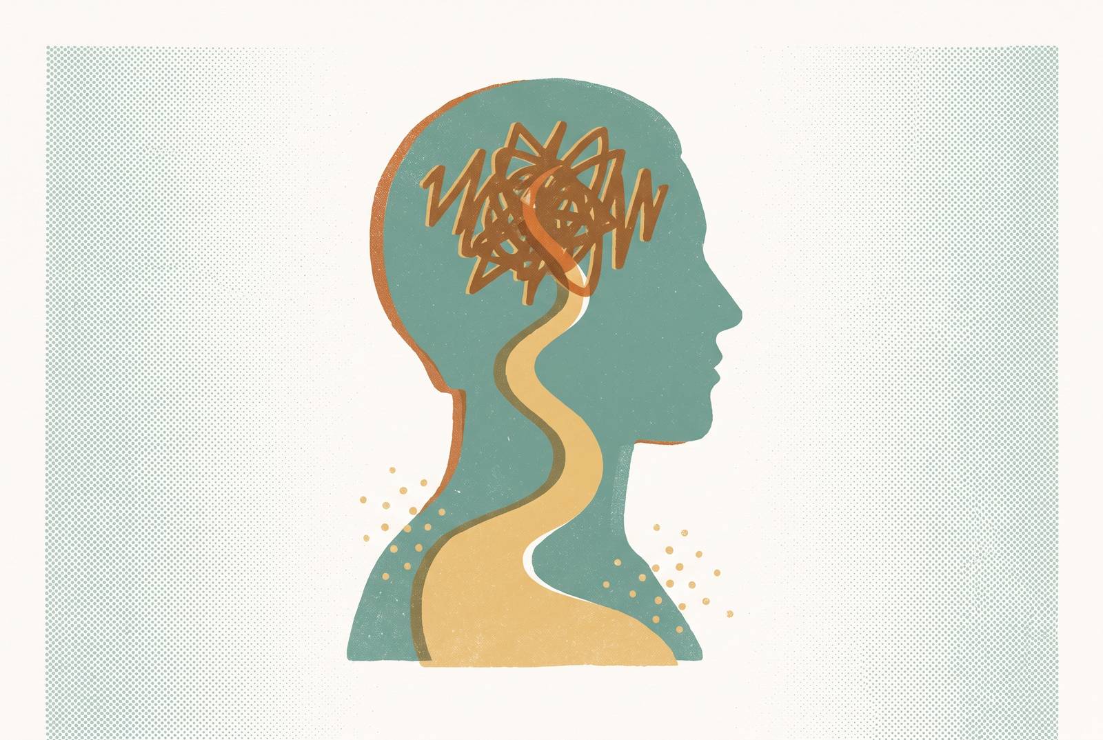 Cover illustration for “Perimenopause Symptoms Misattributed to Generalized Anxiety Disorder”
