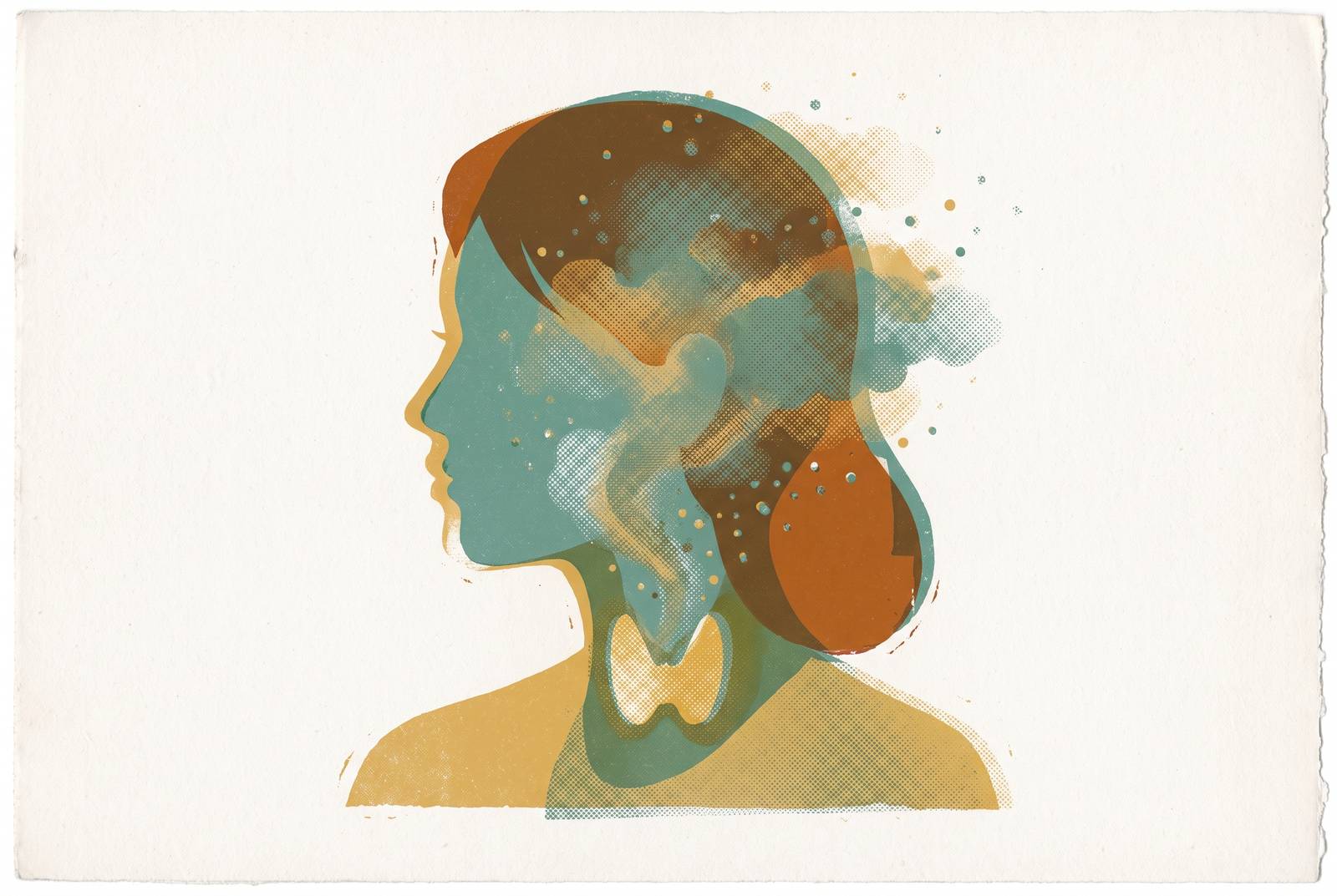 Cover illustration for “Thyroid Dysfunction as a Cause of Cognitive Symptoms in Women”