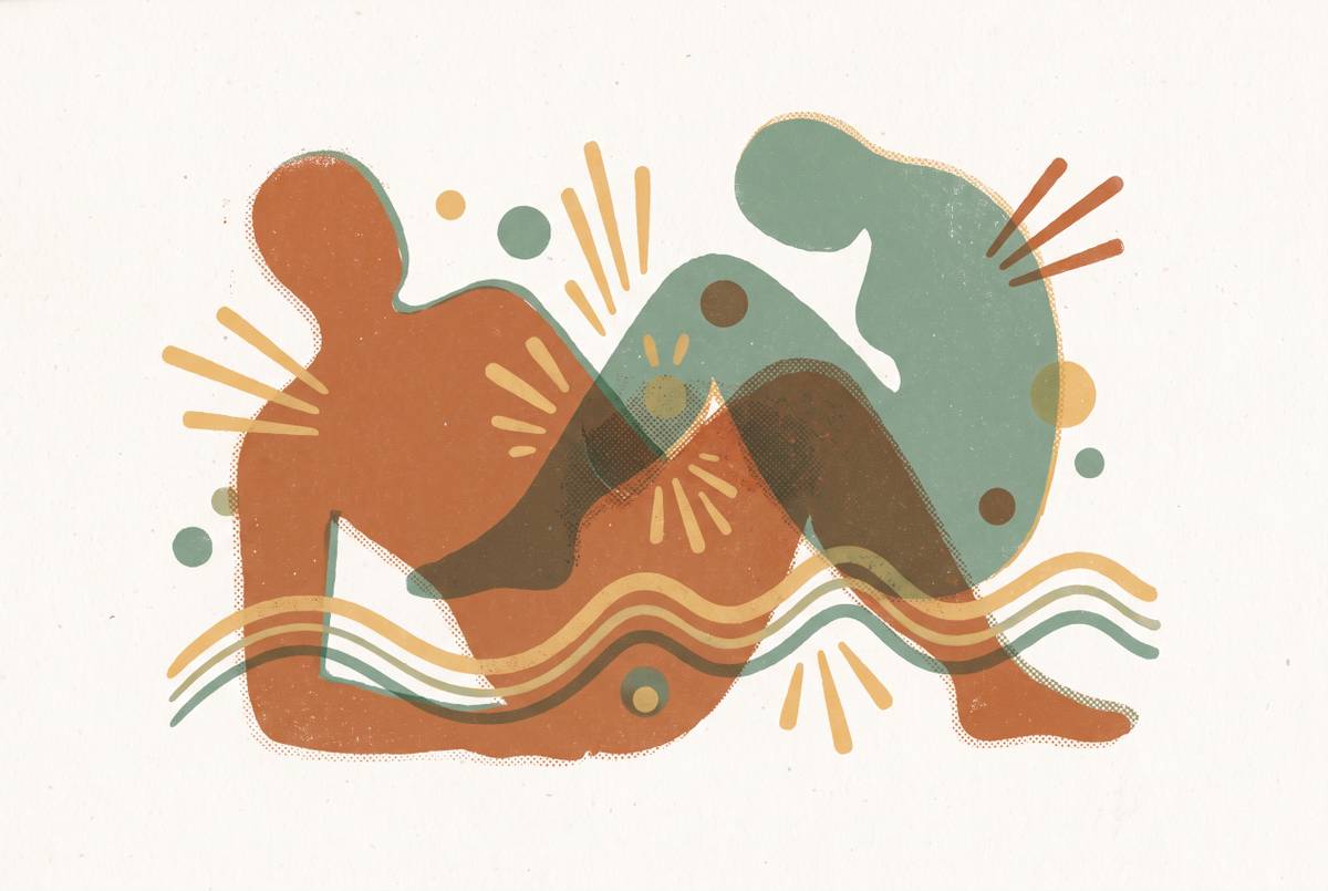 Cover illustration for “Fibromyalgia and Perimenopause Symptom Overlap”