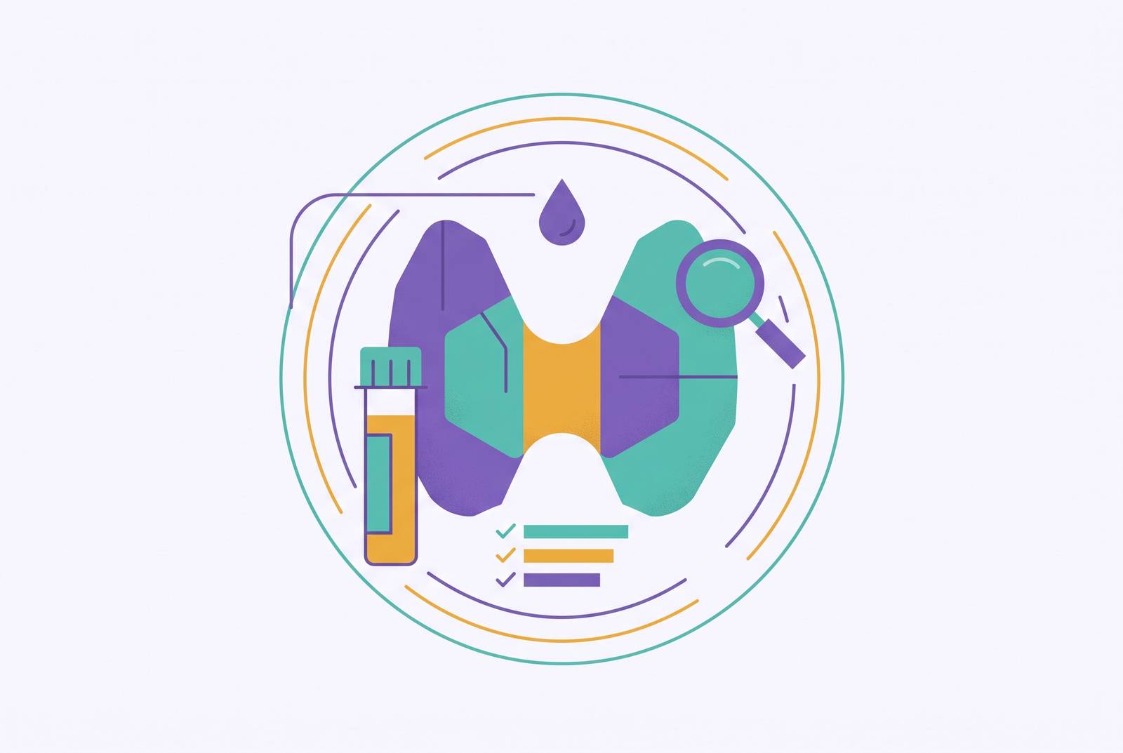 Cover illustration for “Thyroid Panel Scope in Women's Preventive Testing”