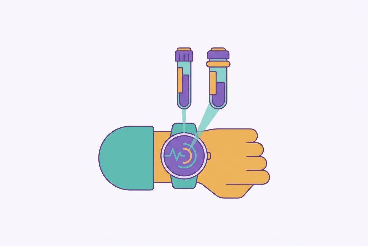 Cover illustration for “When Wearable Data Should Prompt a Lab Draw”
