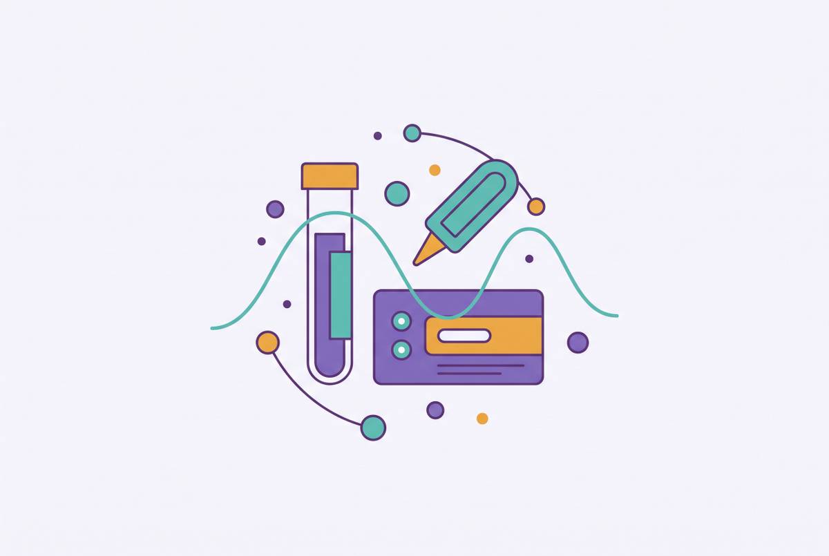 Cover illustration for “What to Expect From At-Home Perimenopause Hormone Testing With No Referral Required”