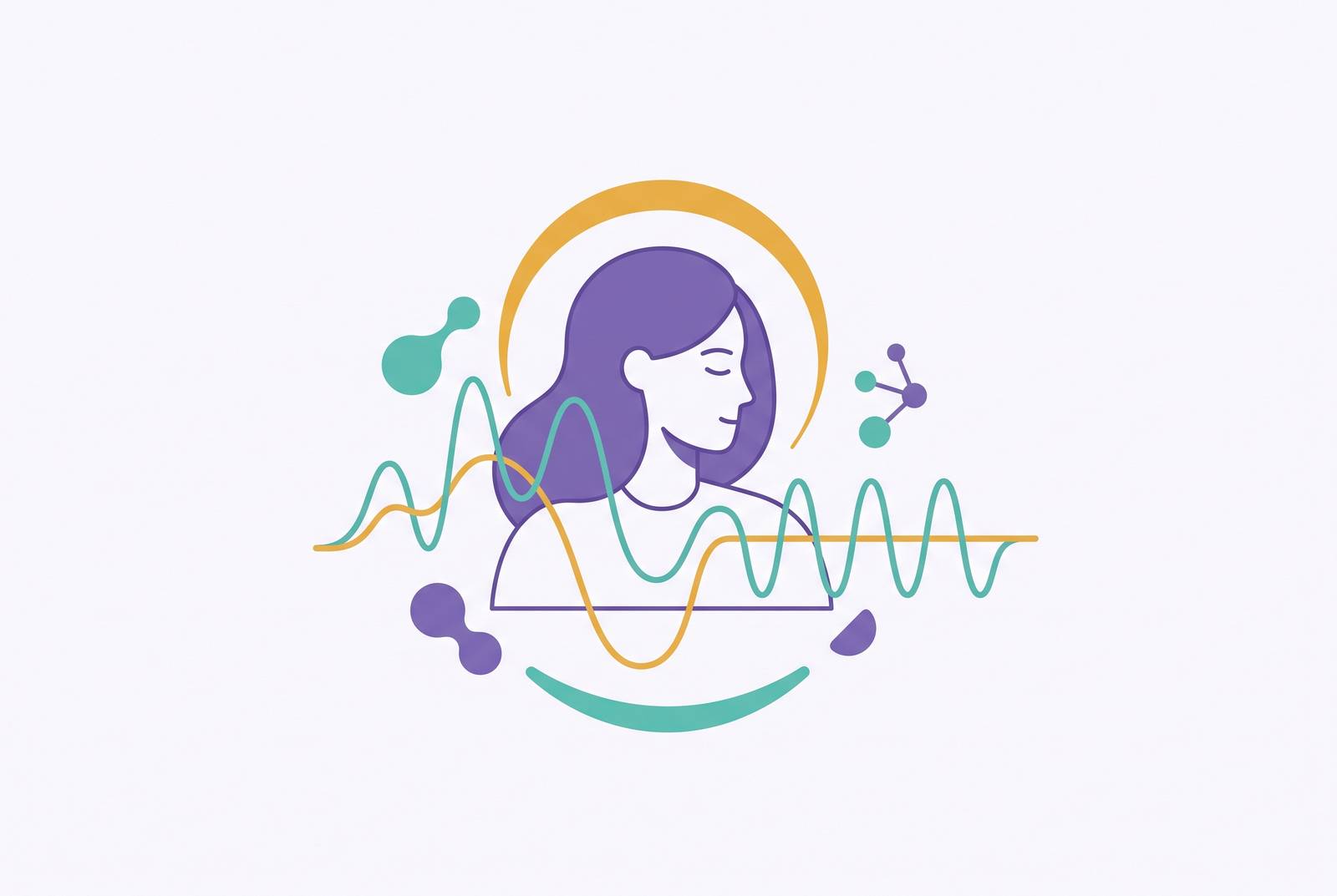 Cover illustration for “HRV as a Stress and Recovery Metric for Women in Perimenopause”