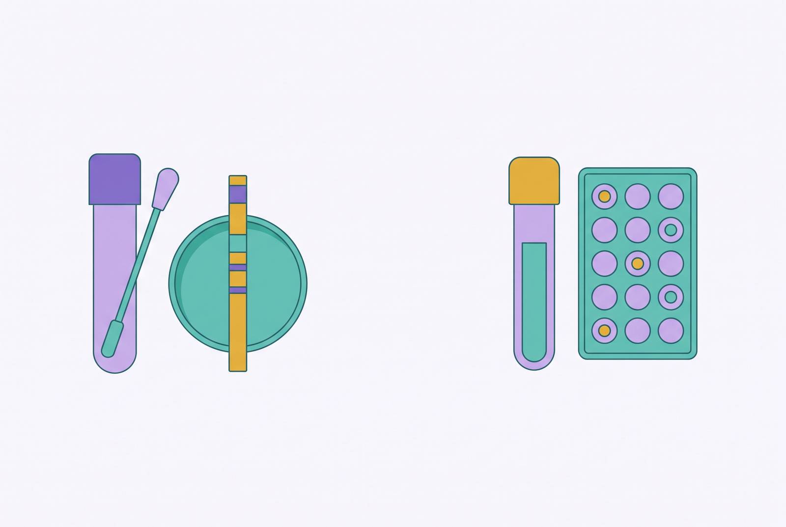 Cover illustration for “Saliva and Urine Hormone Tests vs Blood Panels”