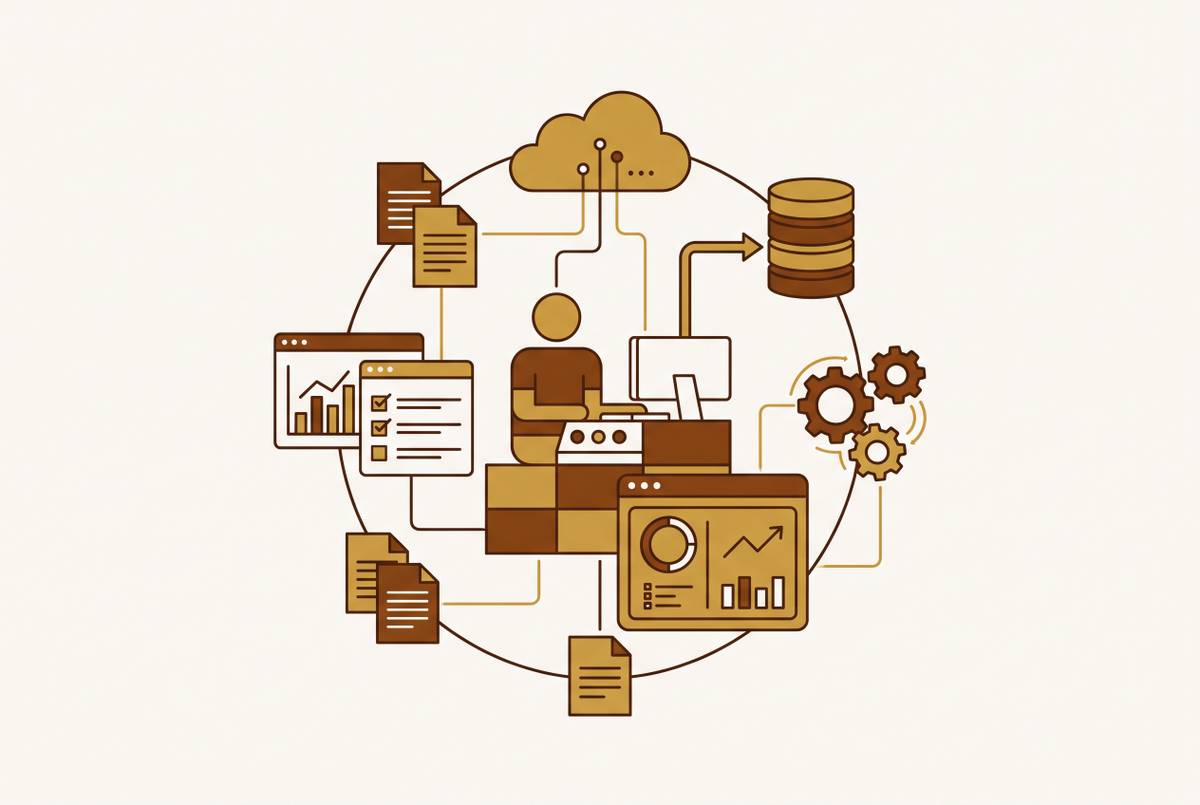 Cover illustration for “Technology Stacks Solo Enrolled Agents Use to Run 200-Plus Client Practices Alone”