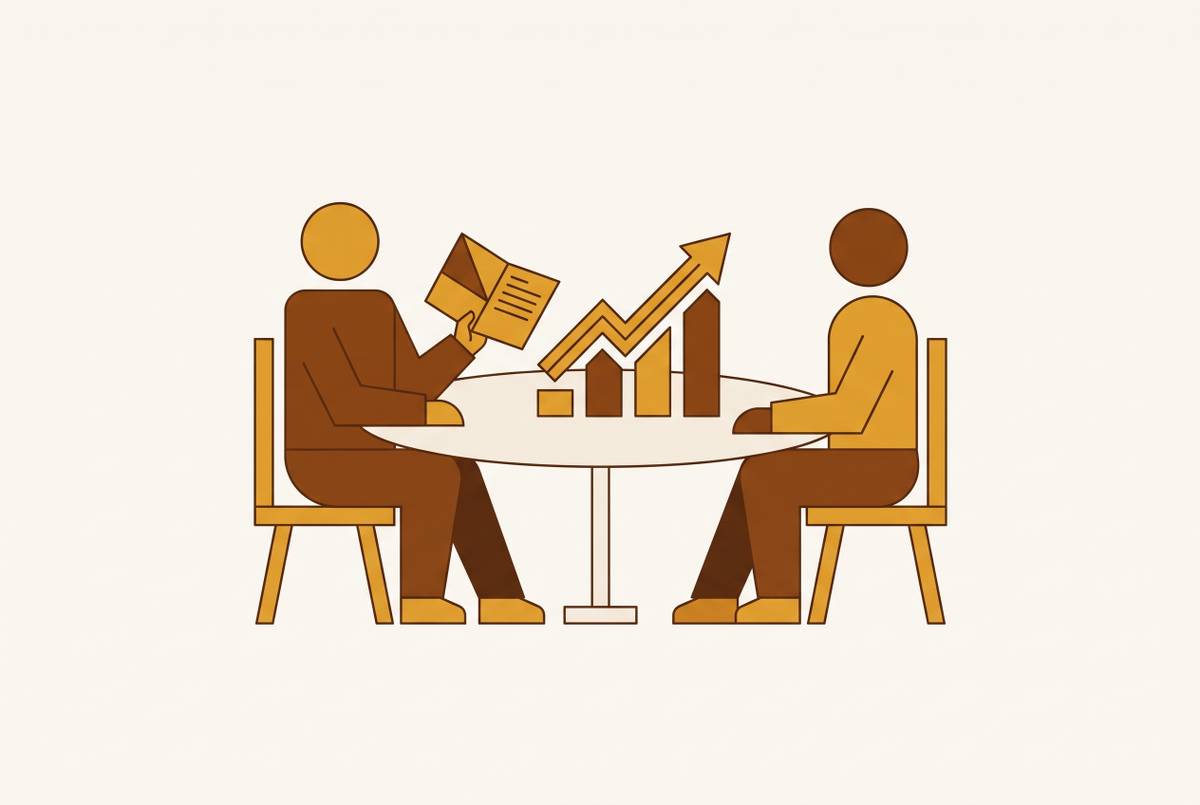 Cover illustration for “Annual Client Review Meetings as a Retention and Upsell Tool”