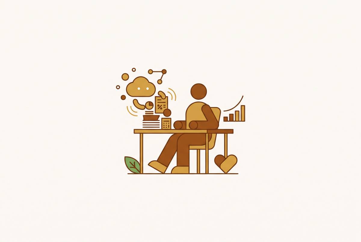 Cover illustration for “How Solo Enrolled Agents Use AI to Protect Their Health and Margins During Tax Season”