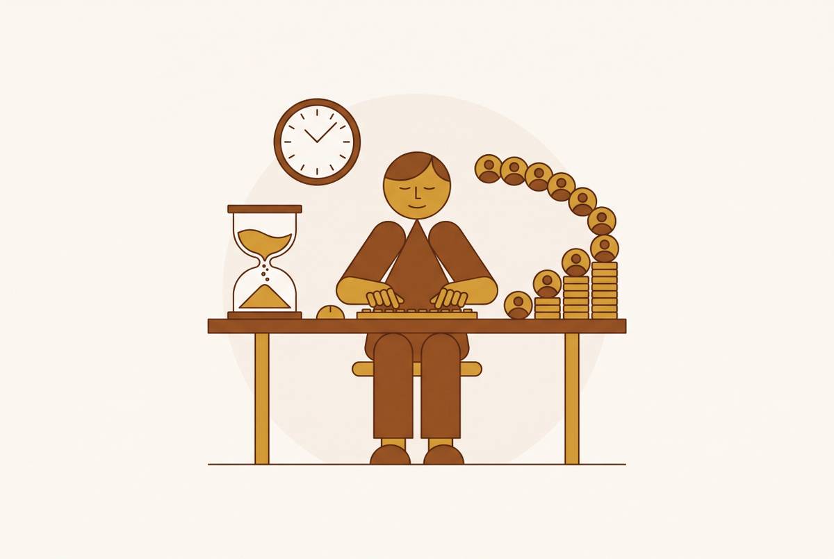 Cover illustration for “How Solo Tax Preparers Cap Their Weekly Hours While Growing Their Client Roster”