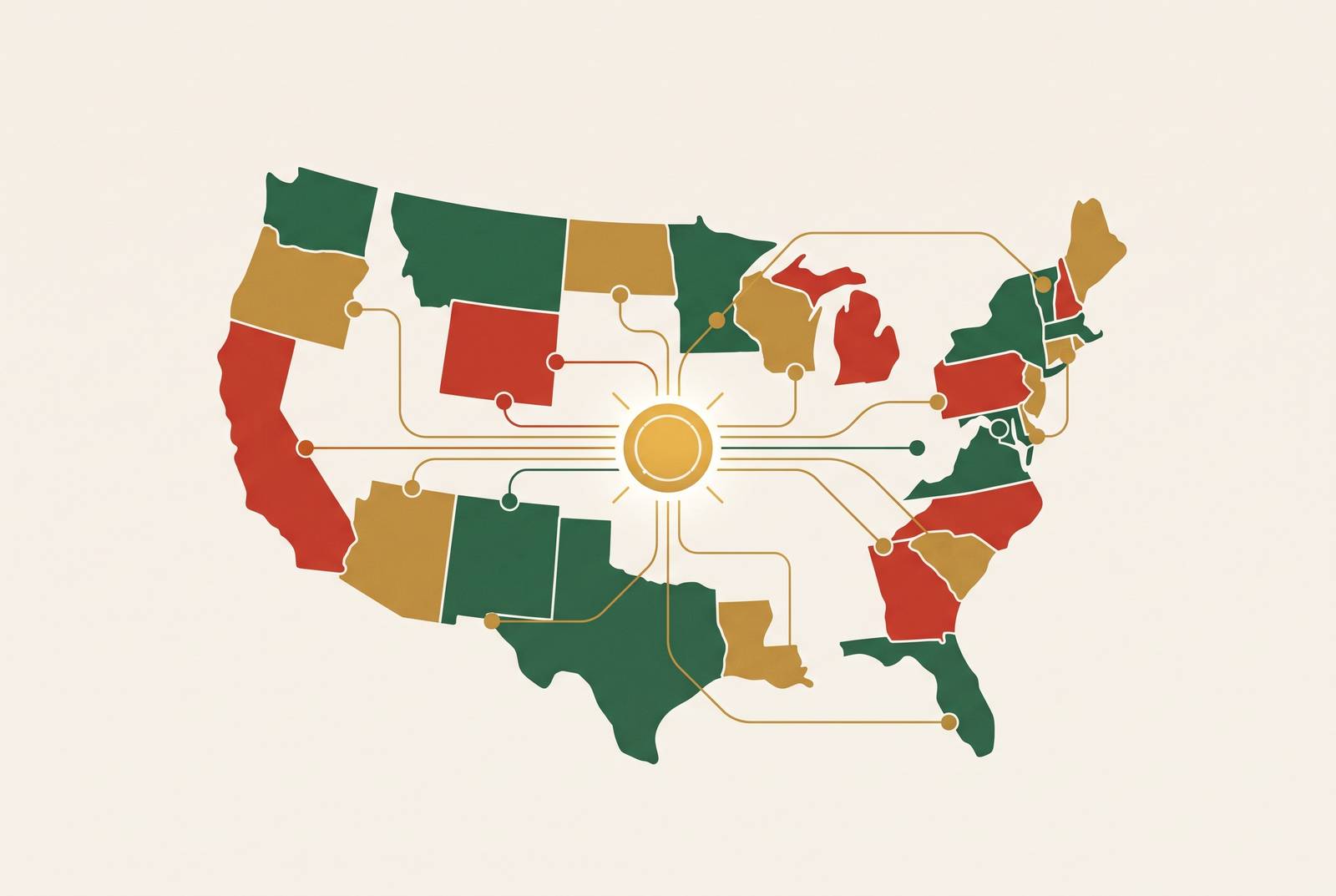 Cover illustration for “How AI Tax Research Handles Multistate Nexus Questions”