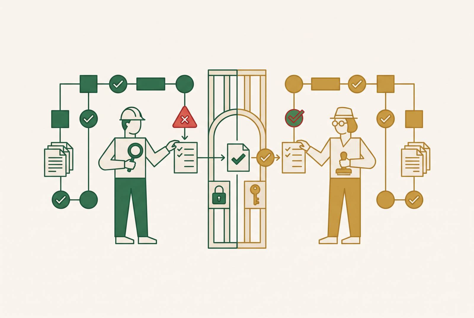Cover illustration for “Software That Enforces Role-Based QA and QC Separation Across Tax Engagement Workflows”