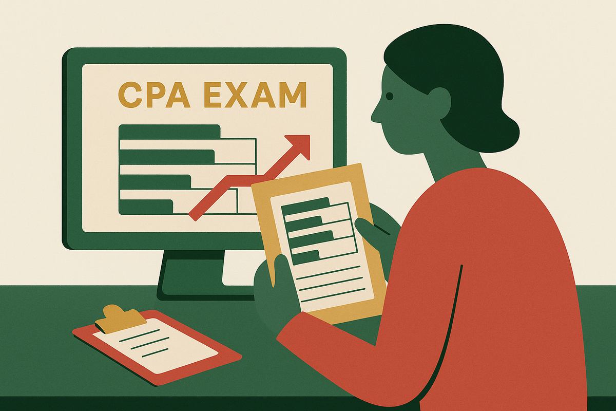 Cover illustration for “CPA Exam Score Release Schedule and Section Ordering Strategy”