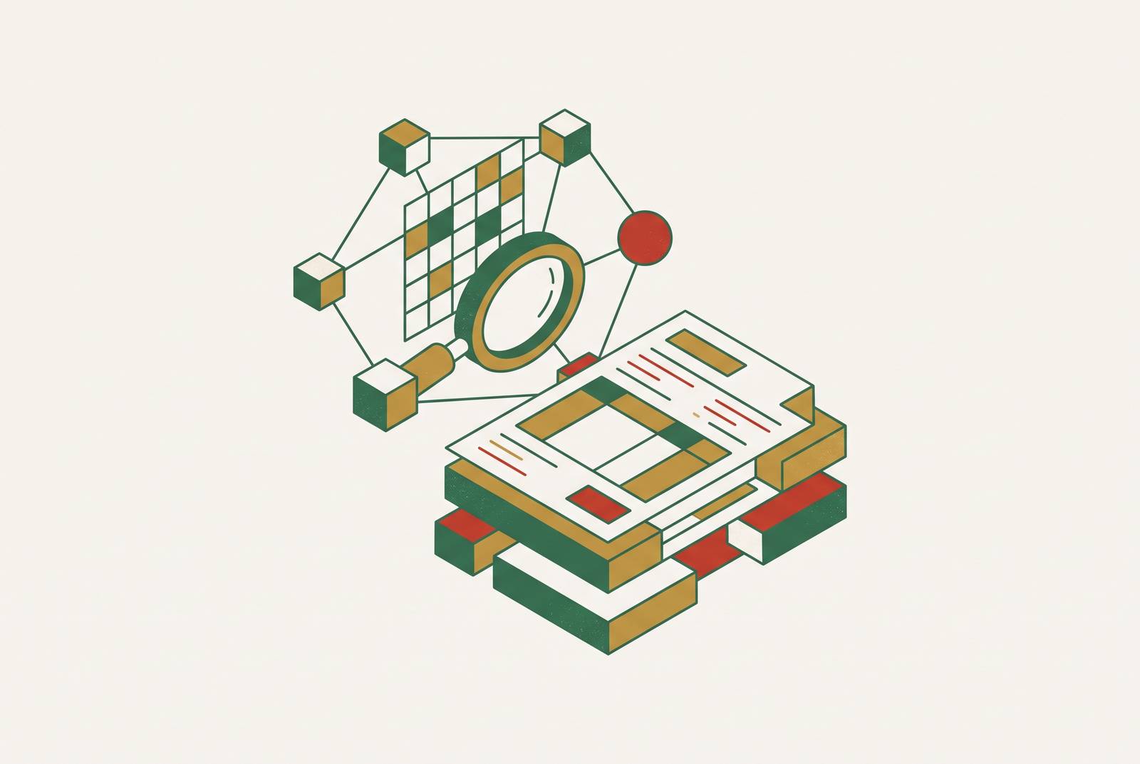 Cover illustration for “AI Platforms Built From the Ground Up for Tax Document Review”
