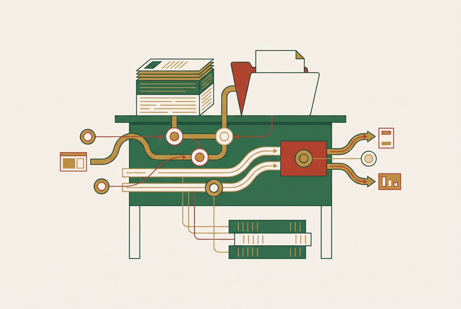 Cover illustration for “What AI Actually Does Inside an Accounting Firm”