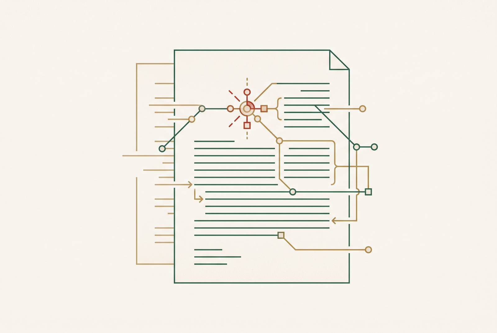 Cover illustration for “From Generic Word Templates to AI-Native Drafting for IRS Correspondence and Client Memos”