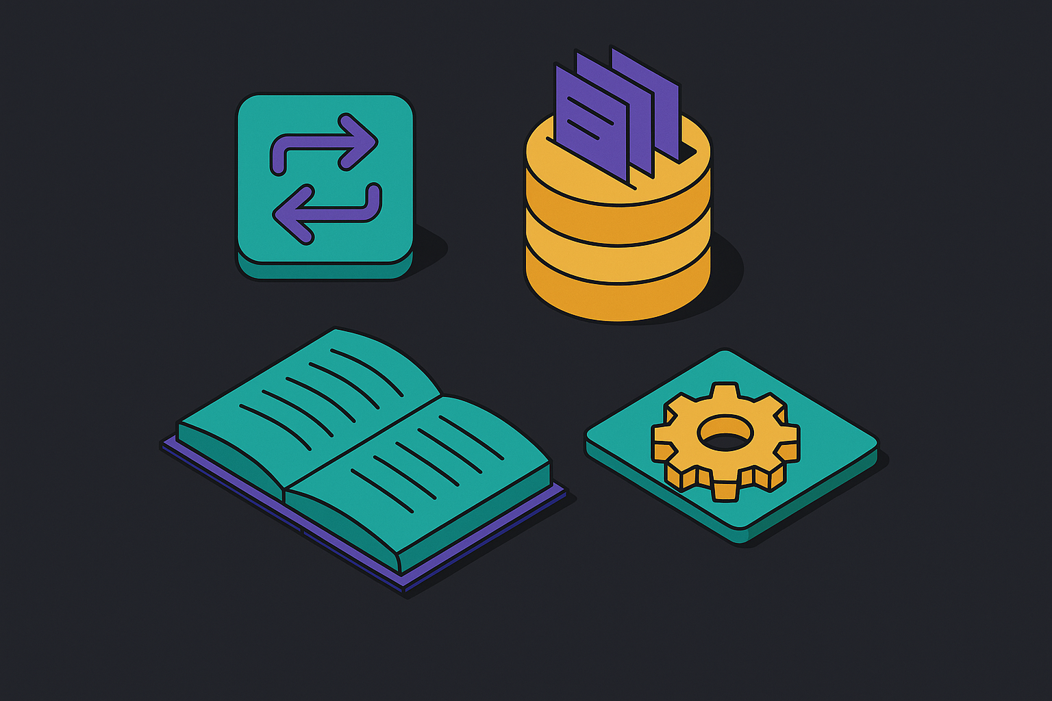 Cover illustration for “Async Await Structured Concurrency Patterns for iOS Data Layers”
