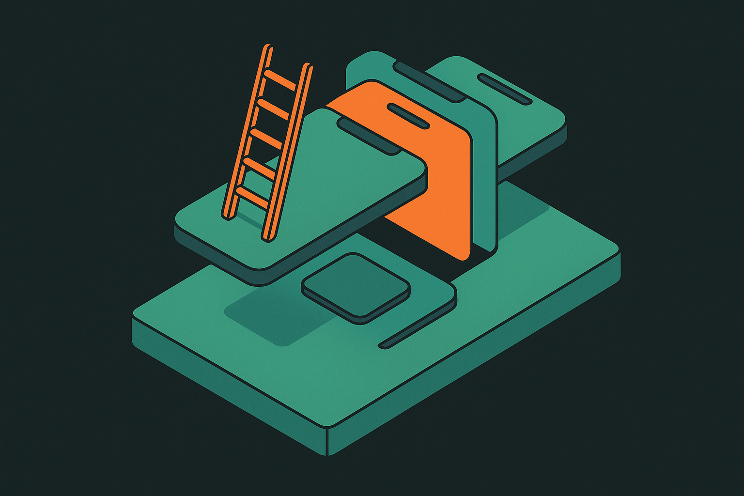 Cover illustration for “Composable Navigation in SwiftUI With NavigationStack and Coordinator Pattern”