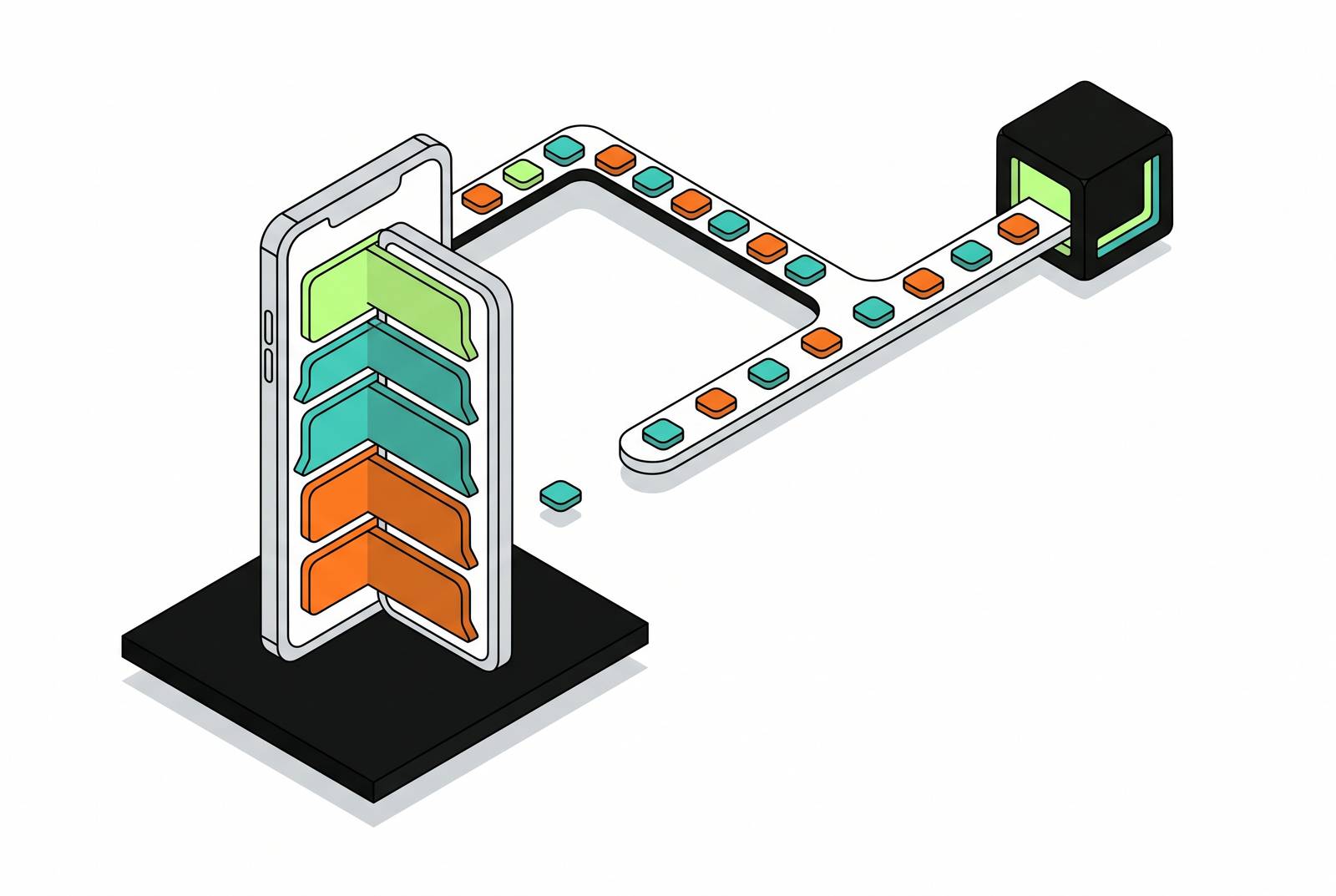 Cover illustration for “Streaming LLM Responses Into SwiftUI With AsyncSequence”