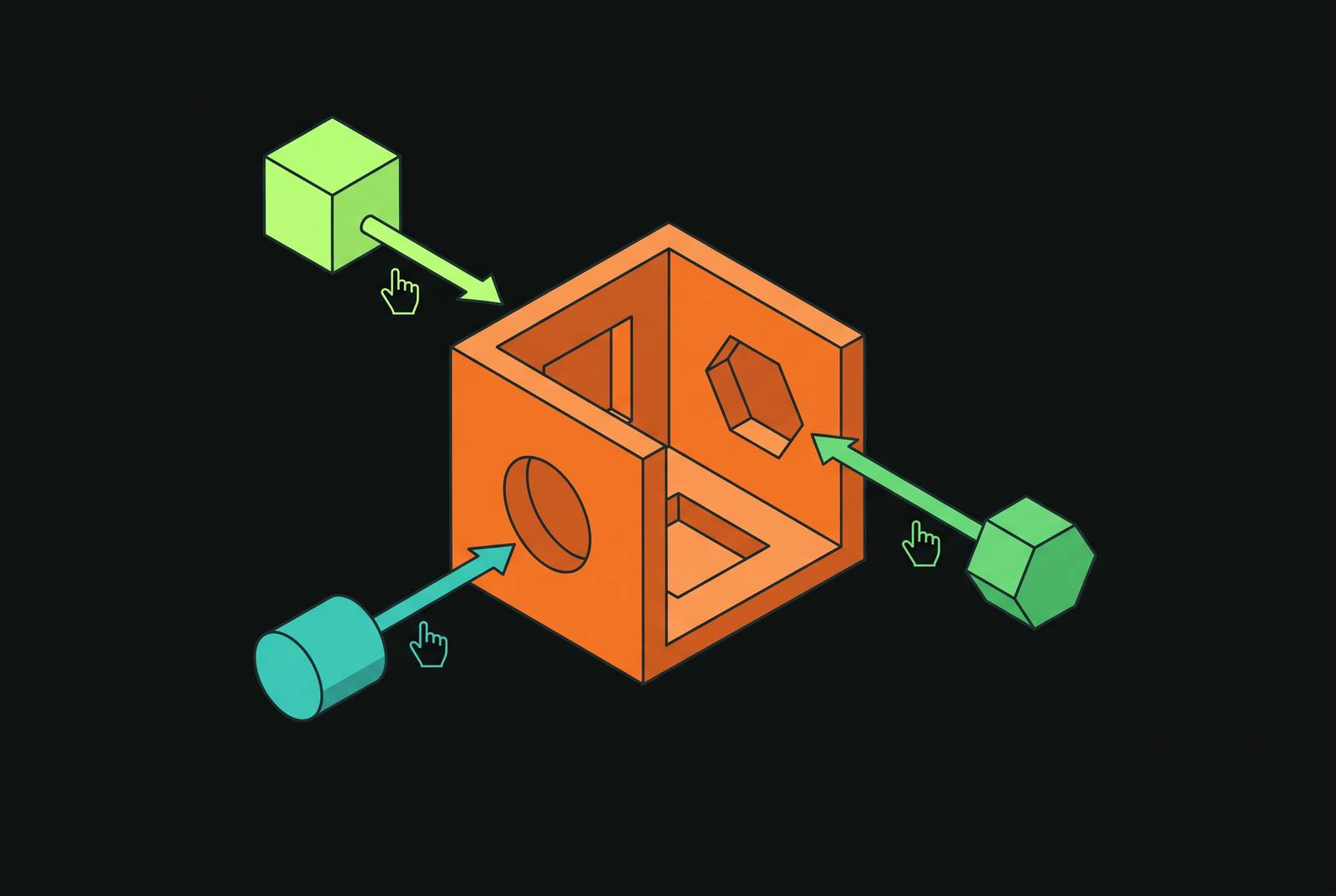 Cover illustration for “Dependency Injection in Swift Without Third-Party Containers”